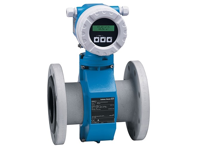 Medidor de flujo electromagnético Proline Promag 10W de Endress + Hauser